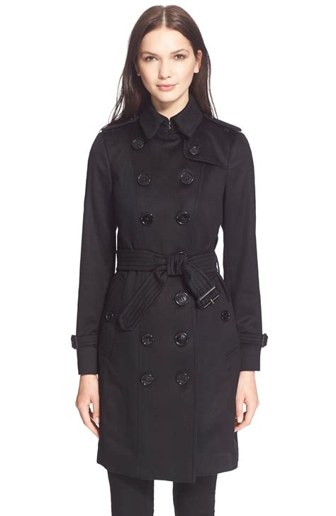 burberry sandringham cashmere coat|Burberry trench coats length.